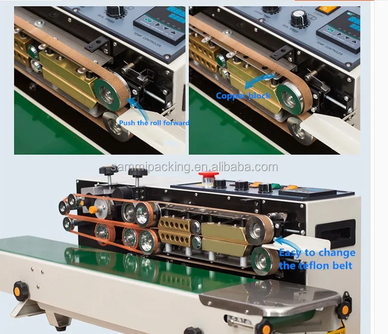 FRD-1000-C solid ink plastic bags heat sealing machine
