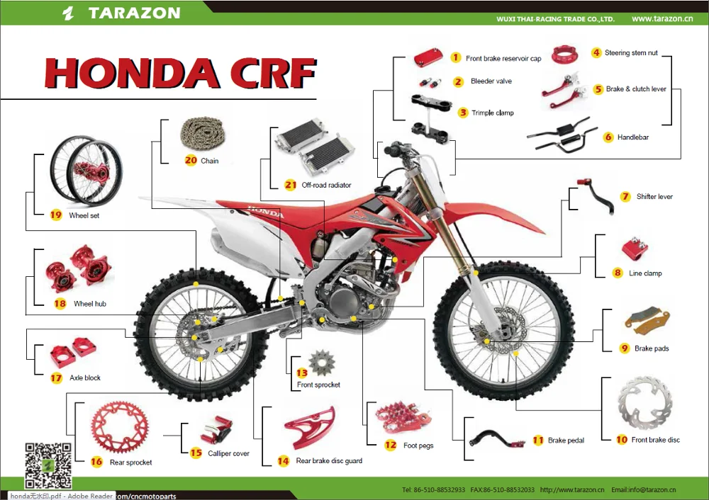 HONDA MX PARTS