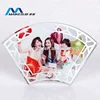 Sublimation glass frame for phot with fan-shaped
