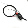 engine throttle lever controller with cable