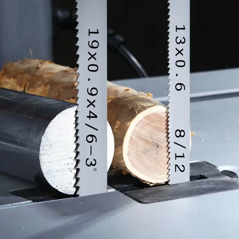 
High efficiency bi metal band saw blade for wood/steel/ foam/bamboo cutting band knife blades 45 2/3 Inch by 1/2 Inch by 8/12Tpi 