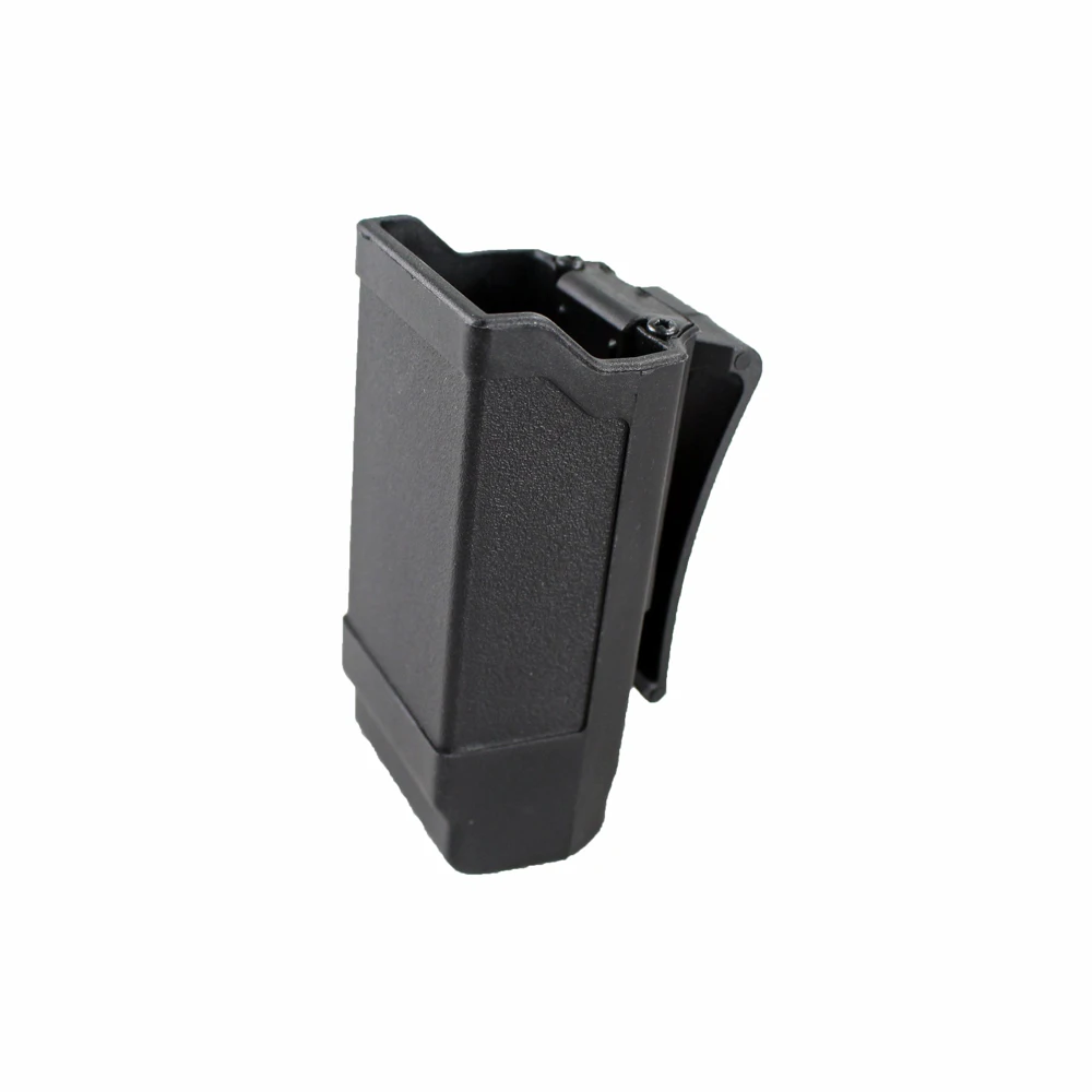 

Single Clip Holster Tactical Mag Holder for Glock Clot 1911 9mm Caliber Magazine Pouch, Black & desert