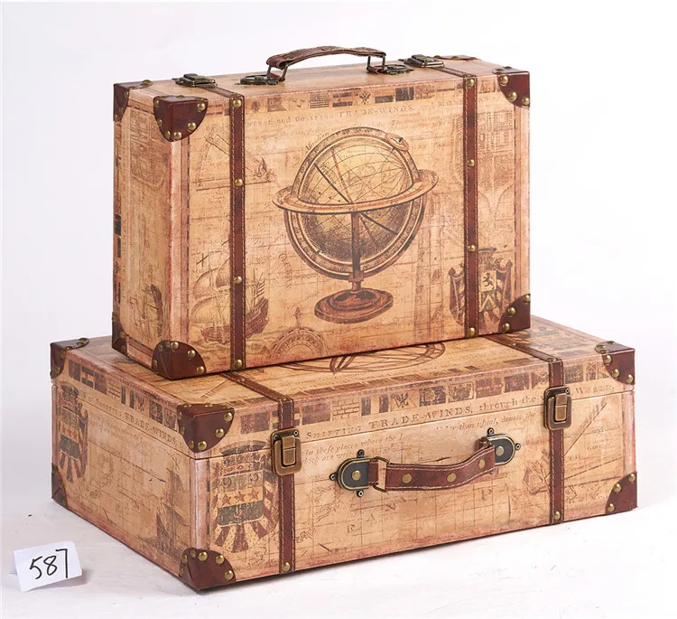 leather travel trunk