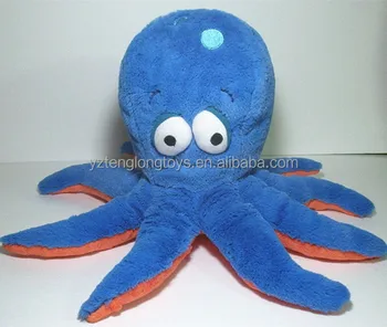 blue stuffed octopus