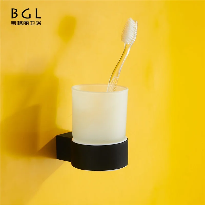
18238 wholesale bathroom accessories set wall mounted tumbler holder rubber paint glass cup tumbler holder toothbrush holder 