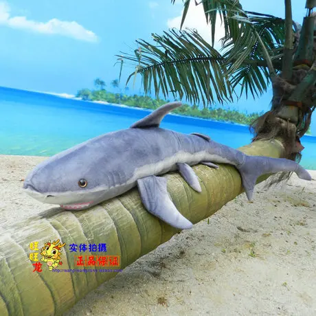 stuffed animal 100cm shark Blue shark plush toy doll w654