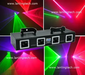 New 4 Lens Dj Light/disco Dmx Laser 