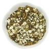 China Factory Loose Sequins 3000 Pieces 6mm Bulk Gold Sequins Iridescent Spangles For DIY Crafts Embroidery