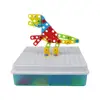 3D DIY Take Apart Game Puzzle Creative Building Bricks Blocks 2 in 1 Assembly Disassembly Construction Toys Set with Screw Nuts