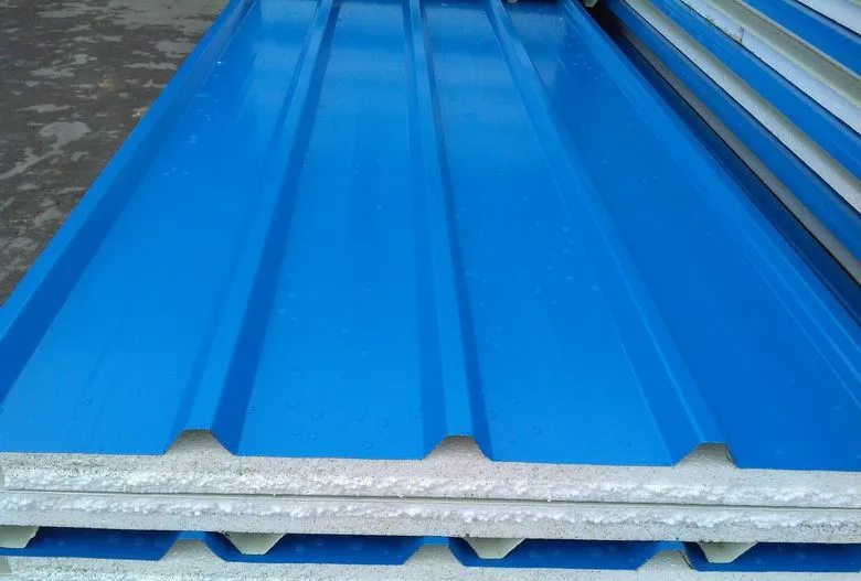 Low Cost Roofing Materials 0 5mm Steel Surface Eps Sandwich Panel 