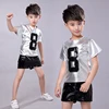 sliver Children's jazz dance costume