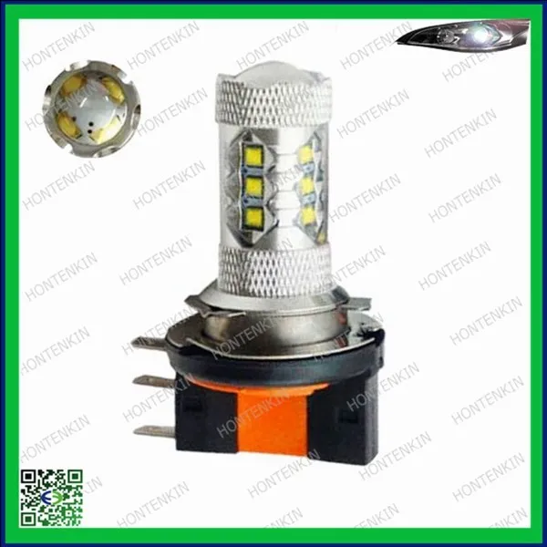Mercedes CLA A Class H15 Xenon White Cree LED Daytime Running Light Bulbs 80W