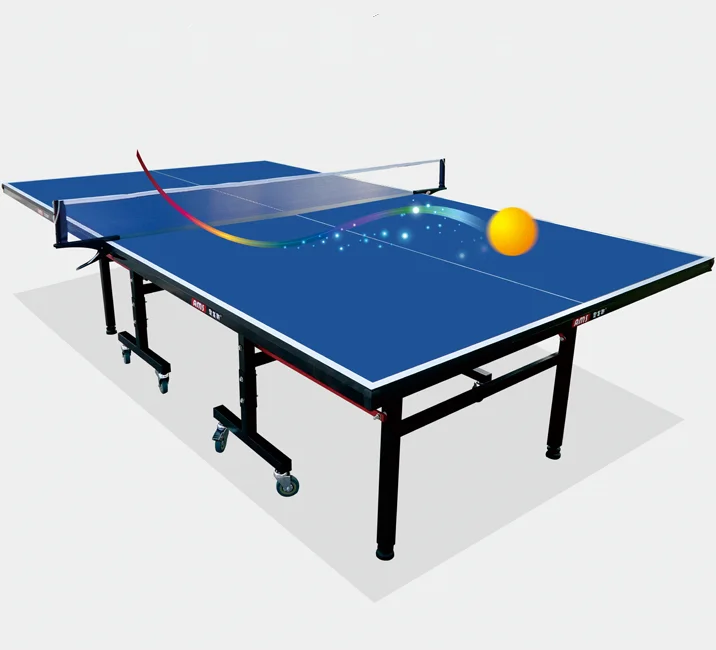 

Professional High Quality Folding Durable Indoor Ping Pong Table Tennis Table, Blue,green