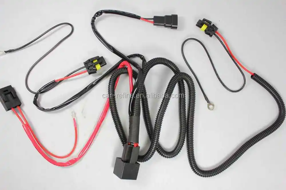 Xenon HID Light Relay Wiring Harness Set H1 H3 H4 H7 H8 H9 H11 9006 9005 Sales