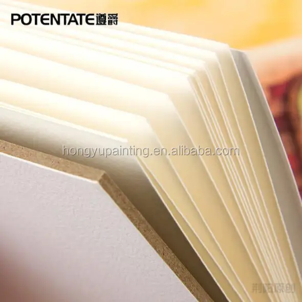 
Amazon Hot Sale Potentate A4 A5 Size 230GSM 12 Sheets Watercolor Pad watercolor painting paper 