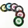 2016 promotional casino custom logo sticker poker chips