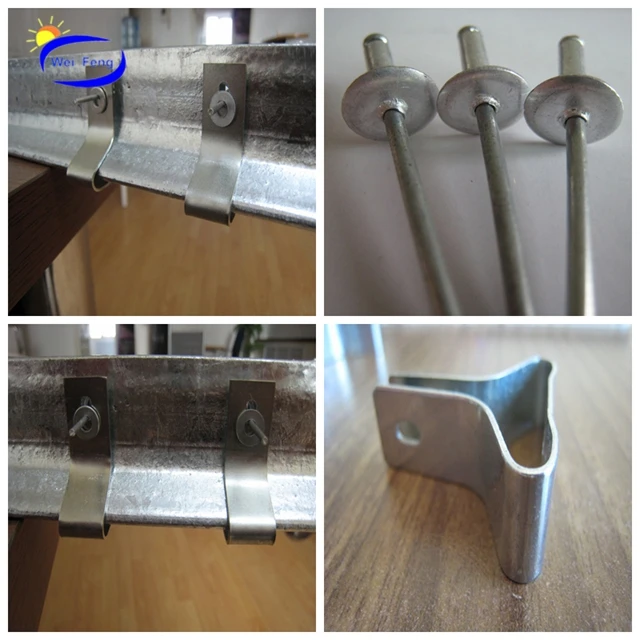 Ecofriendly Welded Wire Mesh Fence Clips Wire Mounting Clips For