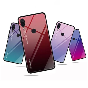 Gradient Tempered Glass Phone Case Redmi Note 7