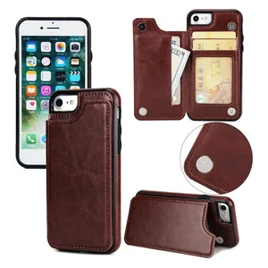 PU Leather Wallet Phone Case iPhone 7 7 Plus 8 8 Plus