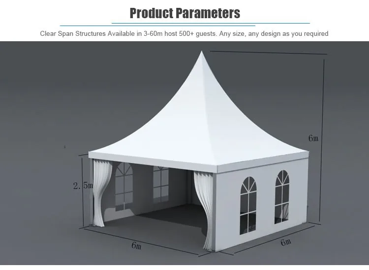 Wholesale Price 850g/sqm Pvc Fabric Coated Roof Cover 10 X 20 Wedding Canopy Tent 100 Seater