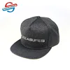 Metallic Feeling Logo Custom Gray Snapback Cap