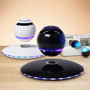 Orb Magnetic Blue teeth Levitating Speaker Wireless Floating Speakers with Microphone and Touch Buttons