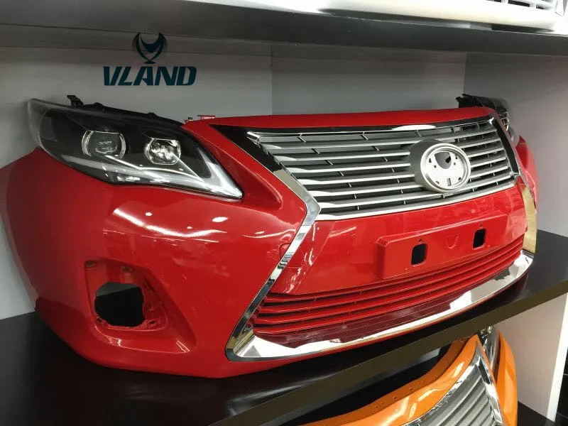 VLAND factory for Car bumper for Corolla bumper with grille for corolla Front bumper 2008 2011 2012 2013 wholesale price