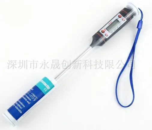 

4 button TP101 screen tube Digital Cooking Food Probe Meat Household Thermometer Kitchen BBQ 4 Buttons, N/a