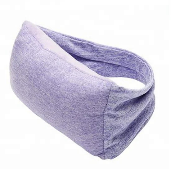 

High Quality Cotton Core Novelty Travel Eye Mask Neck Pillow Camping Travel Eyes Mask Voyage Pillow, Black;blue;green;pink;purple;orange