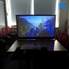 portable mini projection screen table top screen for business presentation