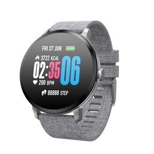 Round shape V11 Heart rate Blood Pressure weather forecast Activity Fitness tracker bluetooth bracelet watch smartwatch relogio