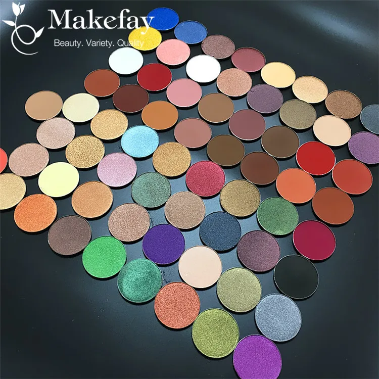 

Create your own brand mineral magnetic eyeshadow OEM makeup single eyeshadow, 66 colors
