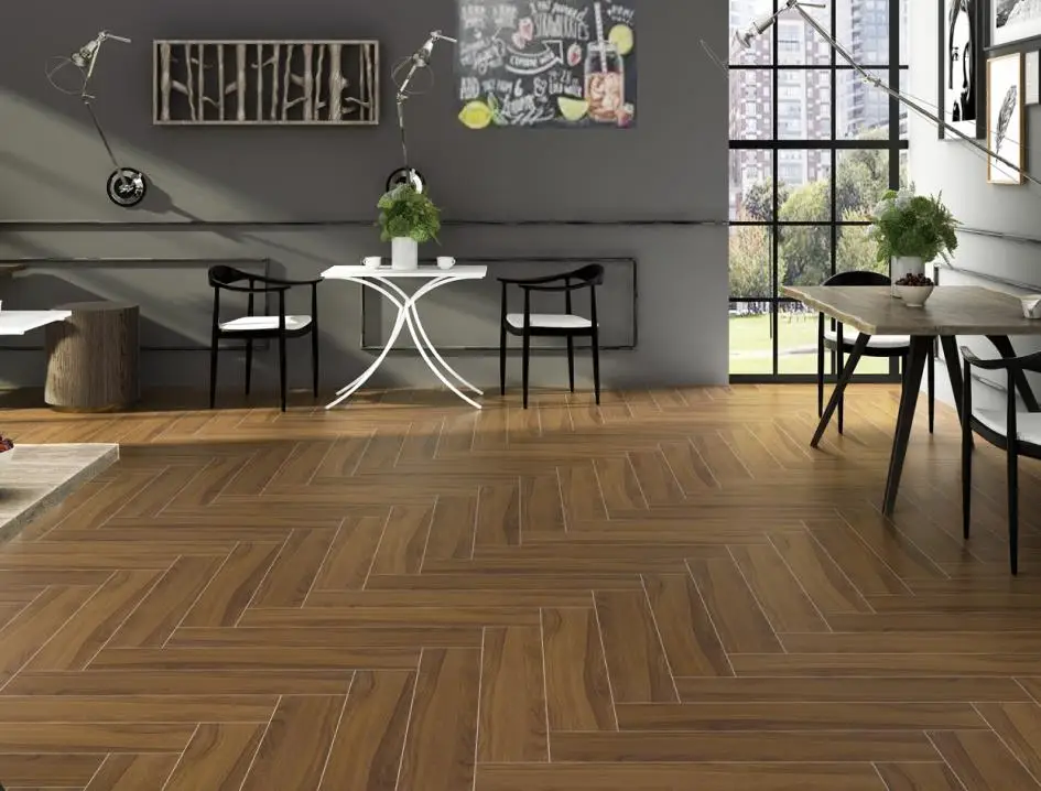 Revêtement sol stratifié décor chêne blanchi Scandelo - CASTORAMA Parquet chambr