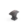 Southern Hills Square Black Cabinet Knobs