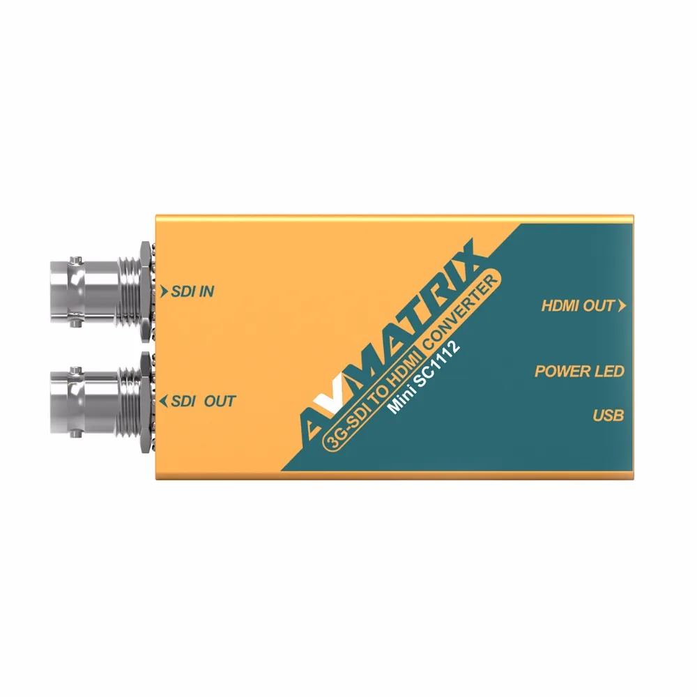 

AVMATRIX Mini 3G-SDI Fiber Optic Exdenter for 20KM transmission