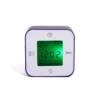 Amazon Hot Selling Digital Table Alarm Clock Cube Time Date Tem&Hum Display Bedside Snooze Portable Led Clock