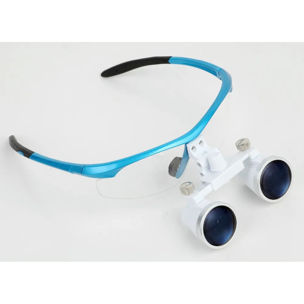 Dental Magnifying Mouth Mirror Dental Glasses Head Loupe Magnifier