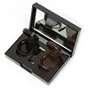 2 Colors Eyeliner Gel Cream 100% Waterproof Fast Dry Eye liner Eyeliner Cream Palette Makeup With Mirror