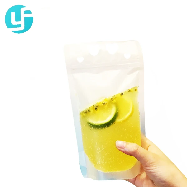 Beverage Bags With Plastic Ziplock For Bubble Tea Or Fruit Juice Buy