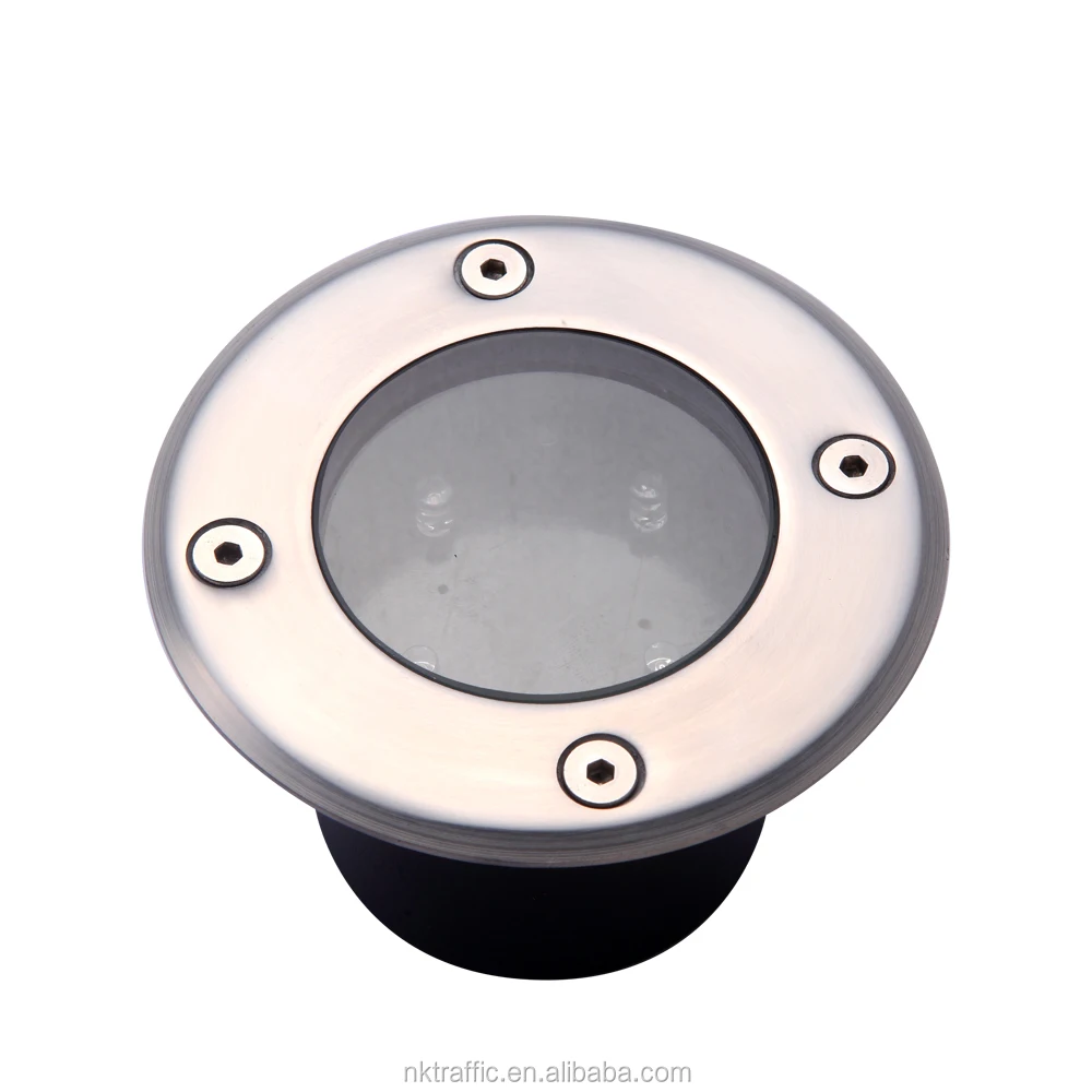 white round factory wholesale best quality IP68 outdoor solar led spot light in ground