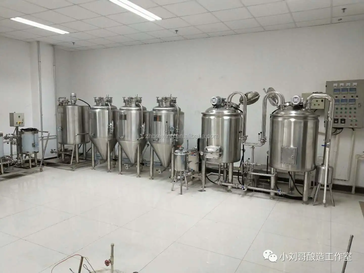 2BBL 3BBL red copper brewery equipment turnkey beer project with oversea service