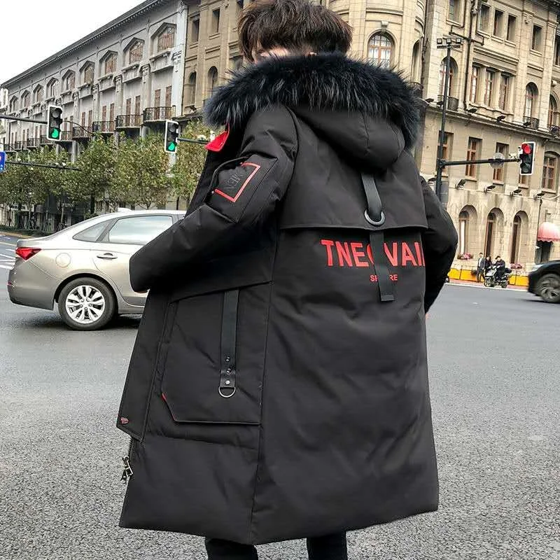 unisex fur collar warm winter coats