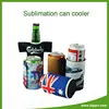 2019 fashion New beer can sublimation Custom Printing Neoprene stubby holder/beer cooler