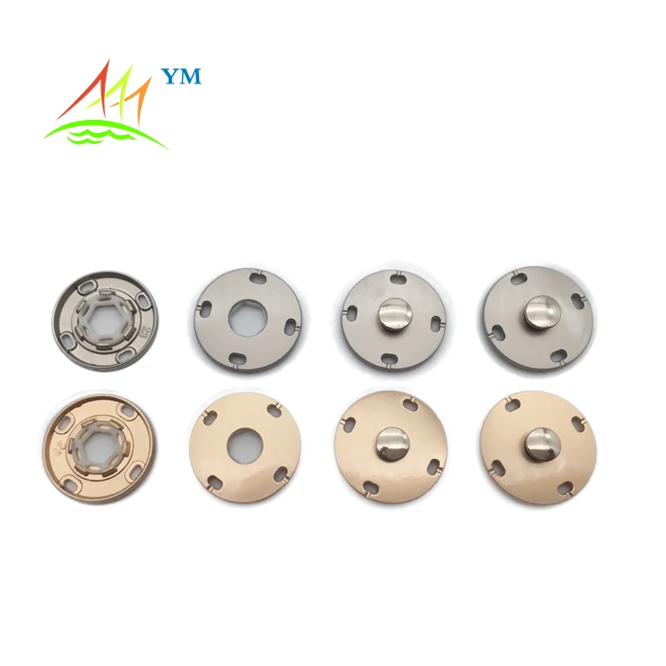 

metal alloy snap fastener button for fashion coat costume, Plating