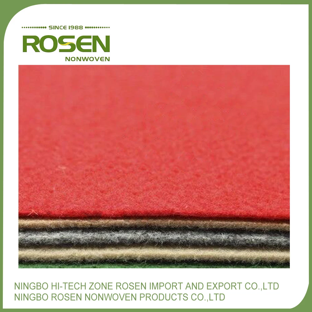
ROSEN NONWOVEN auto decoration non slip polyester auto carpet 