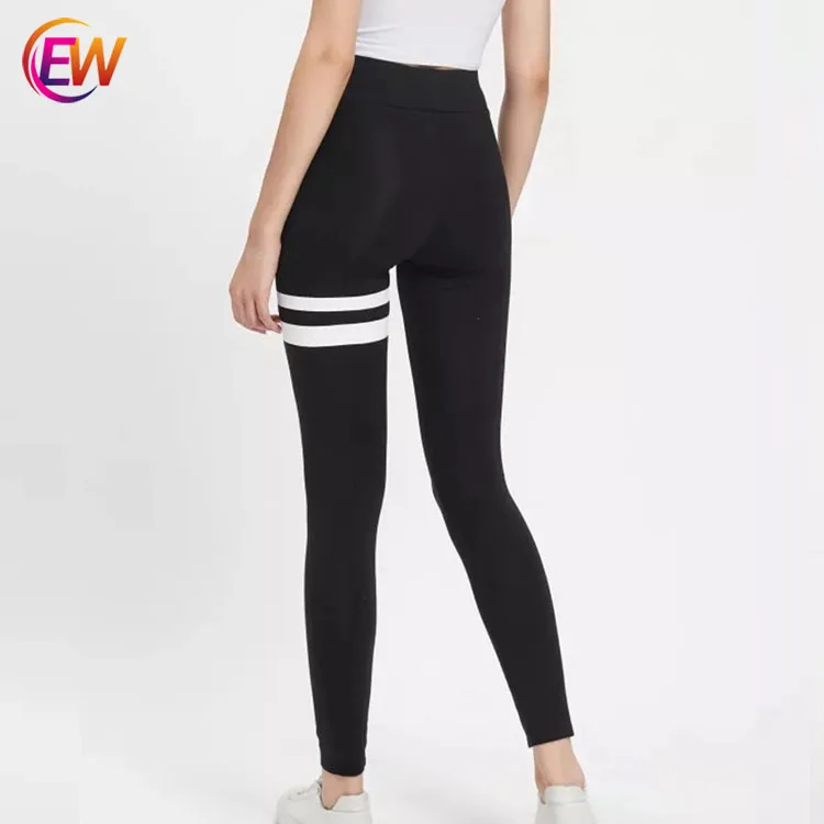 Best Selling Ladies Tights Asian Black And White Leggings
