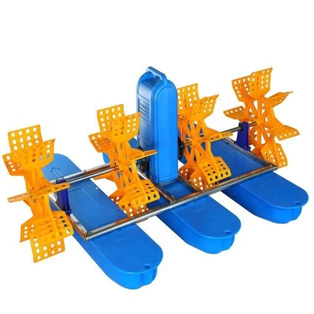 Wedo 750w 1hp Single Phase Plastic Two Impeller Waterwheel Aerators For ...