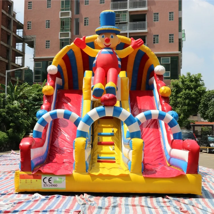 clown inflatable slides