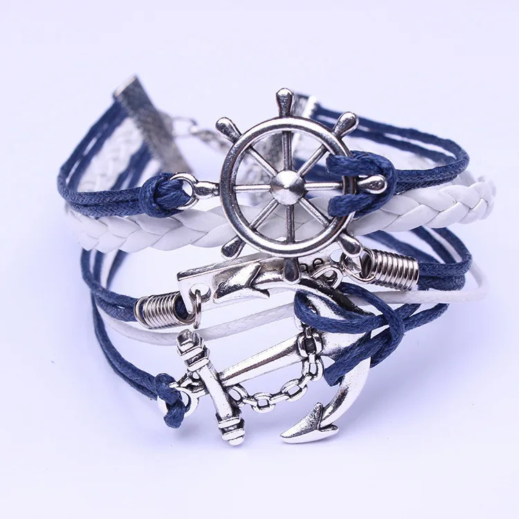 

Christmas gift Anchor stainless steel charm bracelet men bangle woman, Picture
