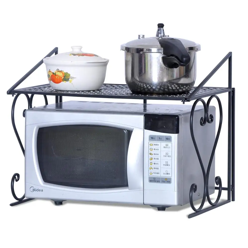 Suoernuo Nuovo Disegno Ferro Rete Metallica Da Cucina Forno 4 Tier Cucina Forno a microonde cremagliera Deposito